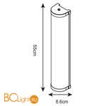 Настенный светильник Arte Lamp Aqua-Bara A5210AP-4WH - Схема