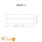 Потолочный светильник Arte Lamp Aqua-Tablet A6047PL-3CC - Схема