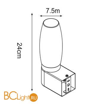 Бра Arte Lamp Aqua A1209AP-1WH - Схема