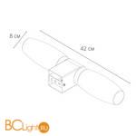 Настенный светильник Arte Lamp Aqua A1209AP-2CC - Схема