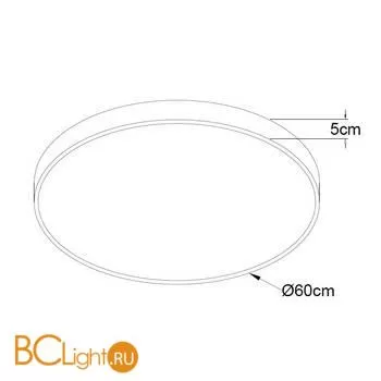 Потолочный светильник Arte Lamp Arena A2661PL-1WH - Фото 0