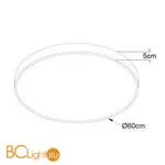 Потолочный светильник Arte Lamp Arena A2661PL-1WH - Фото 0