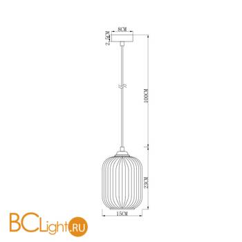 Подвесной светильник Arte Lamp Arwen A1902SP-1WH - Схема