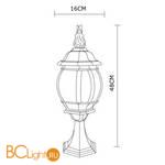 Садово-парковый фонарь Arte Lamp Atlanta A1044FN-1BN - Схема