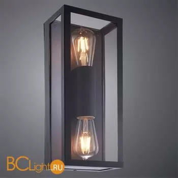Уличный настенный светильник Arte Lamp Belfast A4569AL-2BK - Фото 0