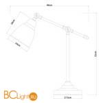 Настольная лампа Arte Lamp Braccio A2054LT-1AB - Схема