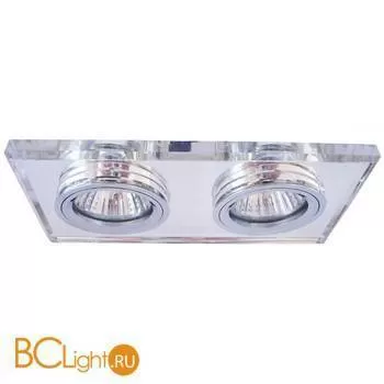 Встраиваемый спот (точечный светильник) Arte Lamp Brilliants A5956PL-2CC