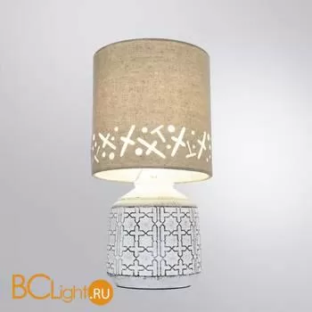 Настольная лампа Arte Lamp Bunda A4007LT-1WH - Фото 0