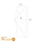 Настенный светильник Arte Lamp Busta A1609AP-1GY - Схема