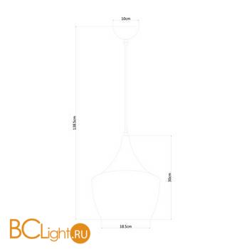 Подвесной светильник Arte Lamp Cappello A3407SP-1BK - Схема