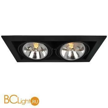 Встраиваемый спот (точечный светильник) Arte Lamp Cardani A5935PL-2BK