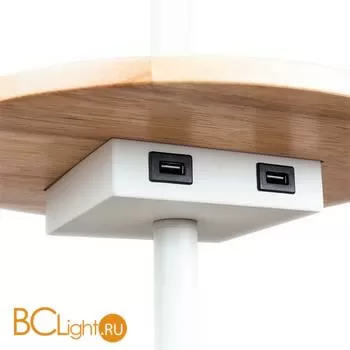 Торшер Arte Lamp Combo A4056PN-1WH - Фото 1