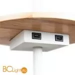 Торшер Arte Lamp Combo A4056PN-1WH - Фото 1