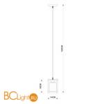 Подвесной светильник Arte Lamp Dublin A7025SP-1BK - Схема