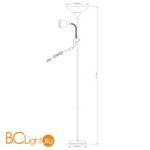 Торшер Arte Lamp Duetto A9569PN-2SI - Схема