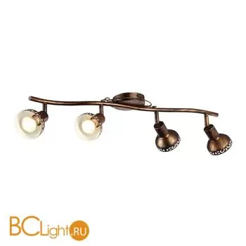 Спот (точечный светильник) Arte Lamp Focus A5219PL-4BR