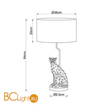 Настольная лампа Arte Lamp Ginan A4013LT-1GO - Схема