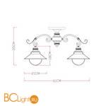 Потолочная люстра Arte Lamp Grazioso A4577PL-3CK - Схема