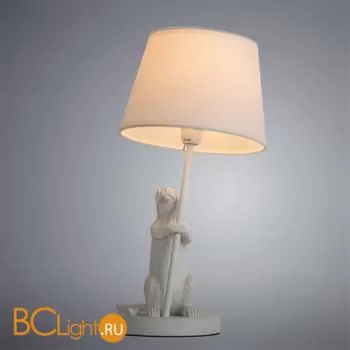 Настольная лампа Arte Lamp Gustav A4420LT-1WH - Фото 0