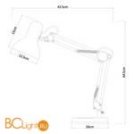 Настольная лампа Arte Lamp Junior A1330LT-1BK - Схема