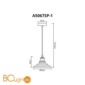 Подвесной светильник Arte Lamp Lido A5067SP-1GY - Схема