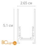 Магнитный шинопровод 48V 2м белый Arte Lamp Linea-Accessories A460233 - Схема