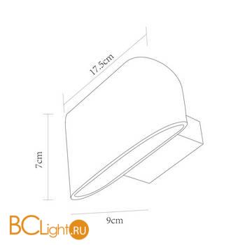 Настенный светильник Arte Lamp Lucciola A1429AP-1GY - Схема