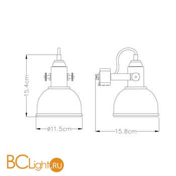 Трековый светильник Arte Lamp Martin A5213PL-1BK - Схема