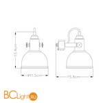 Трековый светильник Arte Lamp Martin A5213PL-1BK - Схема