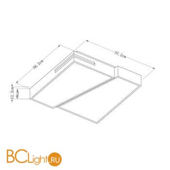 Потолочный светильник Arte Lamp Multi-Piazza A8091PL-1BK - Схема