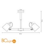 Люстра Arte Lamp Oscar A7141PL-3WH - Схема