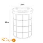 Встраиваемый тротуарный светильник Arte Lamp Piazza A6014IN-1SS - Схема