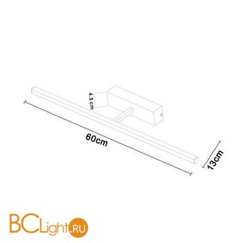 Подсветка для картин Arte Lamp Picture lights LED A5312AP-1CC - Схема