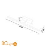 Подсветка для картин Arte Lamp Picture lights LED A5308AP-1CC - Схема