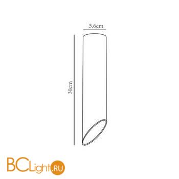 Потолочный точечный светильник Arte Lamp Pilon A1536PL-1BK - Схема