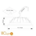 Встраиваемый спот (точечный светильник) Arte Lamp Riflessione A7408PL-1WH - Фото 0