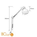 Настольная лампа ArteLamp Senior A6068LT-1WH - Схема