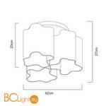 Потолочный светильник Arte Lamp Serenata A3479PL-3CC - Схема