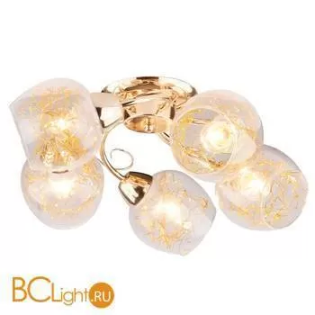 Потолочная люстра Arte Lamp Serpentina A5006PL-5GO