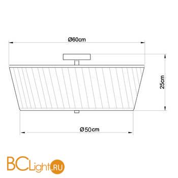 Потолочный светильник Arte Lamp Seville A1509PL-6PB - Схема