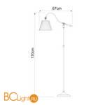 Торшер Arte Lamp Seville A1509PN-1PB - Схема