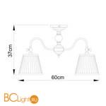 Потолочная люстра Arte Lamp Seville A1509PL-5PB - Схема