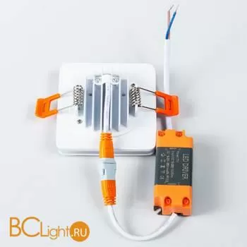 Встраиваемый светильник Arte Lamp Tabit A8432PL-1WH - Фото 2