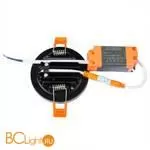 Встраиваемый светильник Arte Lamp Tabit A8430PL-1BK - Фото 2