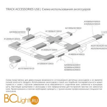 Шинопровод Arte Lamp Track Accessories A520106 1м однофазный черный - Фото 1