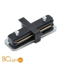 прямой коннектор для встраиваемого 1-фазного шинопровода Arte Lamp A130106 черный