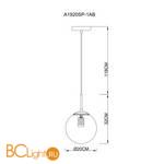 Подвесной светильник Arte Lamp Volare A1920SP-1AB - Схема