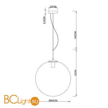 Подвесной светильник Arte Lamp Volare A1564SP-1PB - Схема