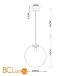 Подвесной светильник Arte Lamp Volare A1562SP-1PB - Схема