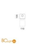 Настенный светильник Artemide Aede 0041020A - Схема